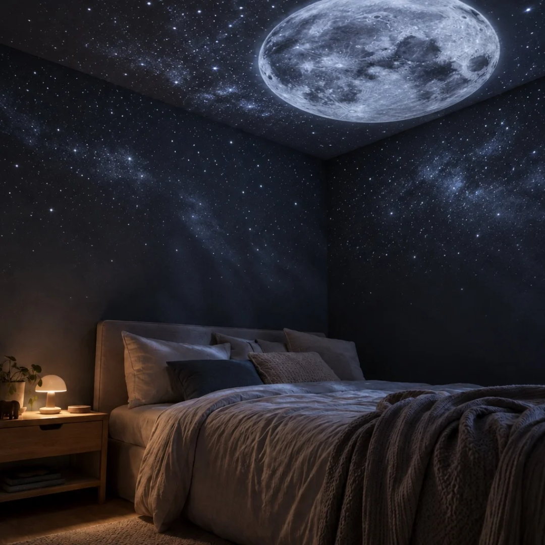 USB Star Projection Night Light