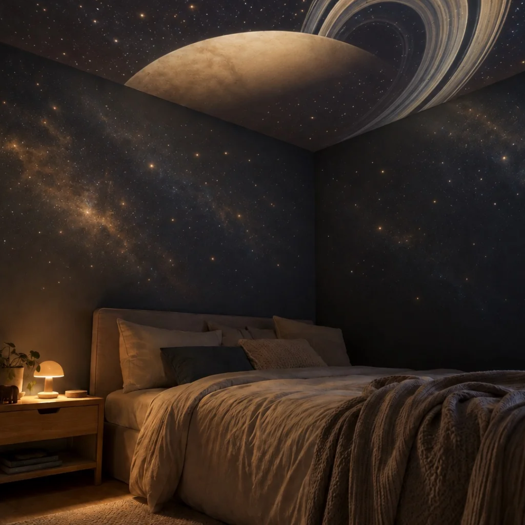 USB Star Projection Night Light